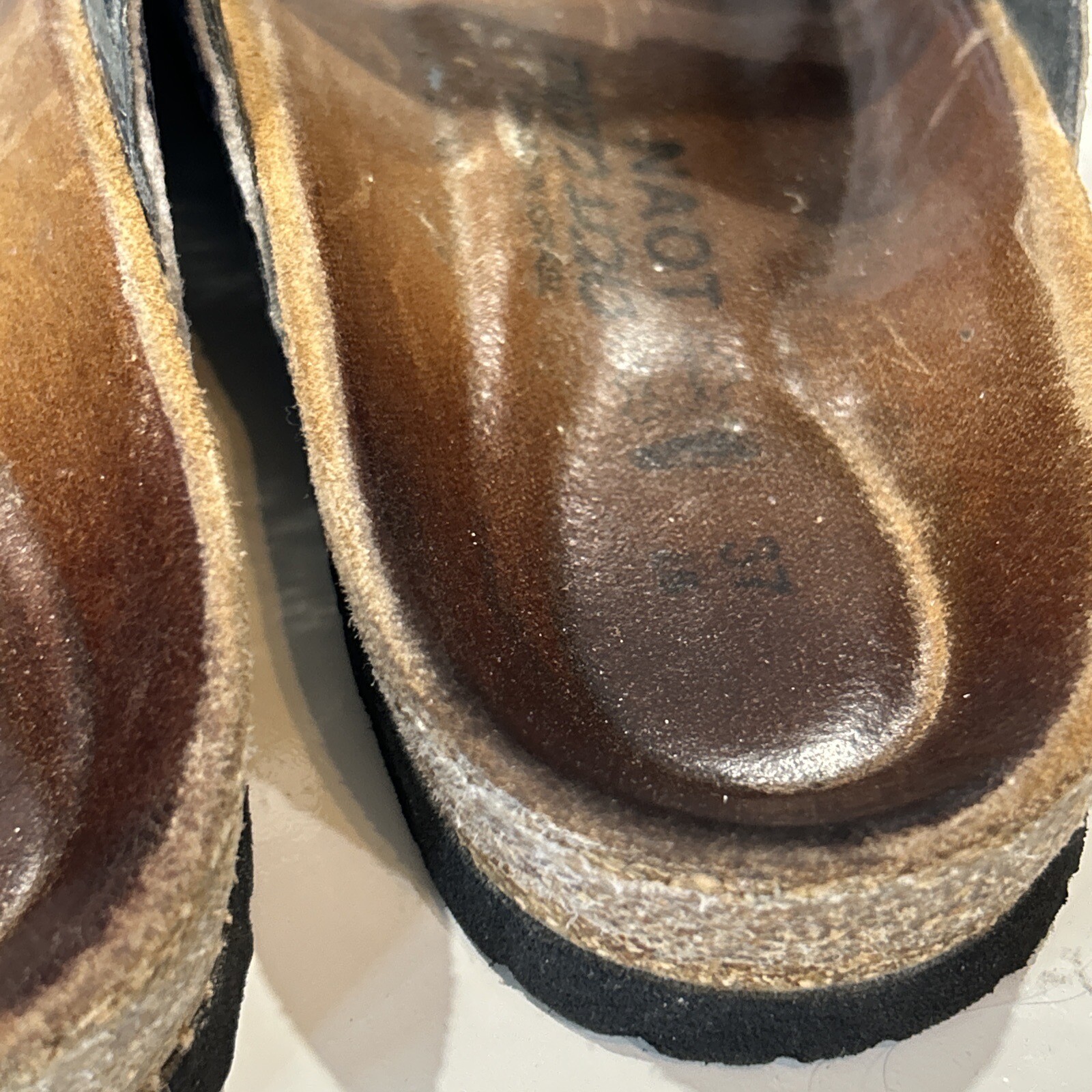 Naot Austin Navy Python 3-Buckle Strap Slide Sand… - image 10