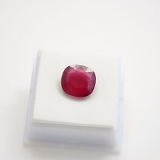 Beautiful Burma Ruby - 8.20ct - Cushion -12.6 x 13.4mm - Loose Gemstone