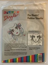 Dizzle Pre-Shaded Fashion Iron On “Mask” Transfer.
