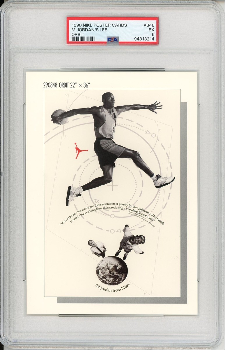 1990-91 Nike Poster Cards Michael Jordan / Spike Lee #848