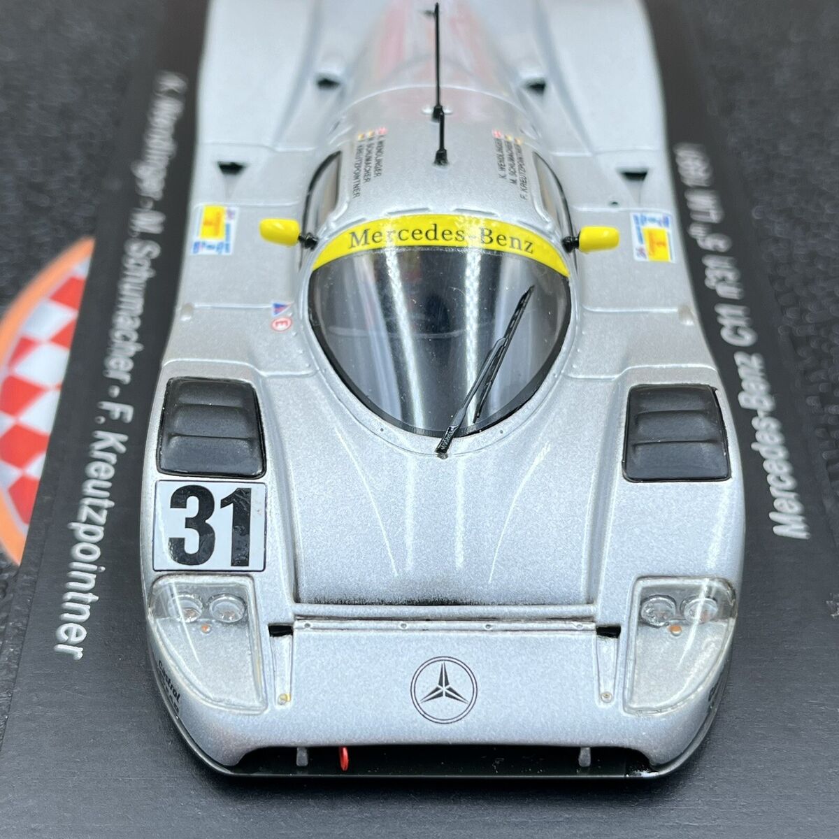 SPARK 1/43 Mercedes-Benz C11 #31 LM Le Mans 1991 silver M SPARK 1/43 Mercedes-Benz C11 #31 LM Le Mans 1991 silver M