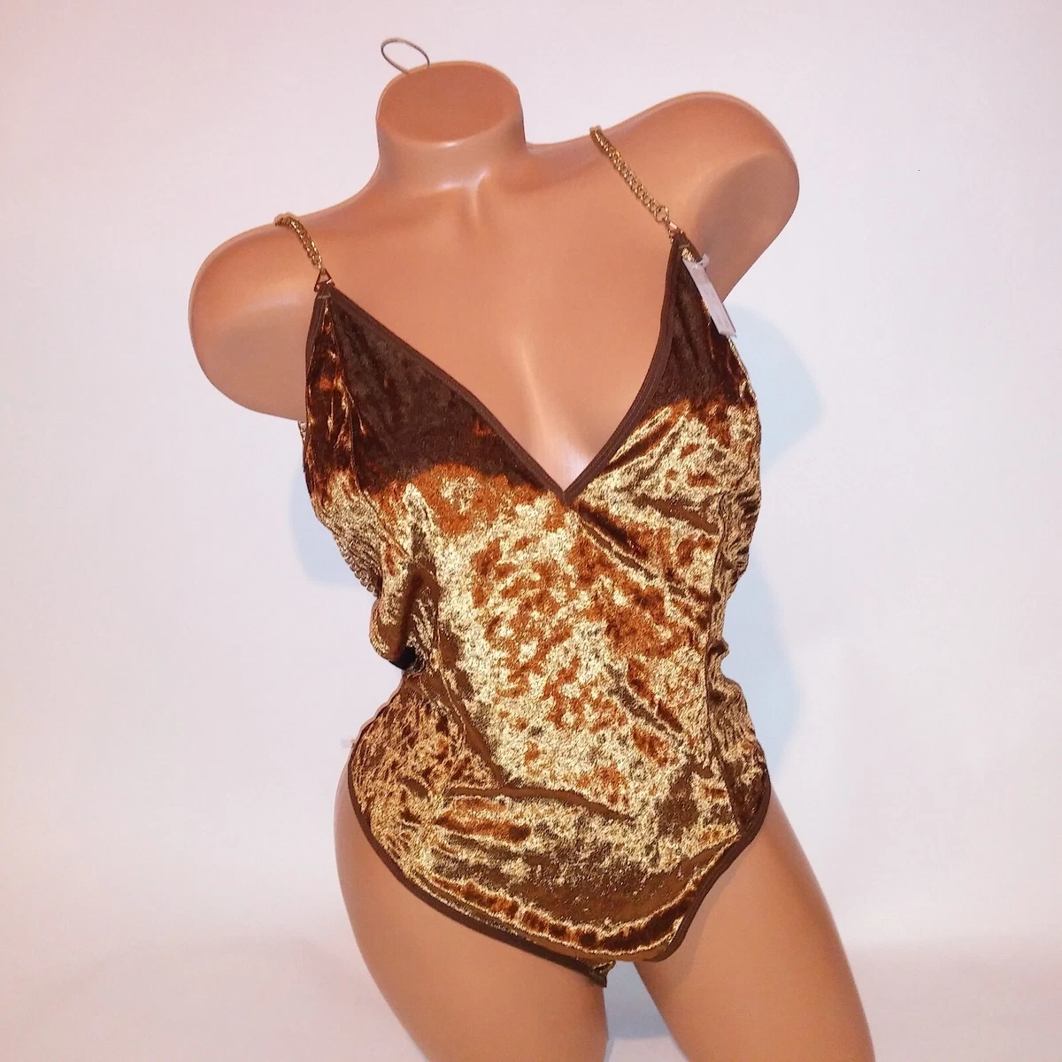 Gold chain bodysuit 2025