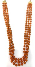 CORAL ROUND 6X6.5 MM HAND POLISHED SMOOTH GEMSTONE BEADS 1 STRAND 14X18"INCH