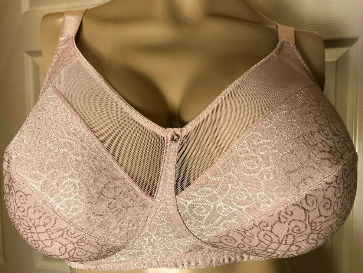 Just My Size JMS 44D Nude Beige 44 D Wire Free Unlined 1q20 Side Shaping  Bra