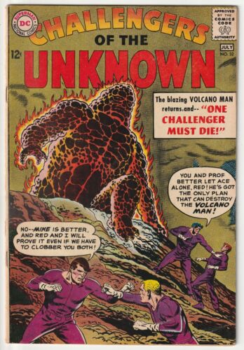 CHALLENGERS OF THE UNKNOWN # 32 VG/FN 1963 DC COMICS NR - Foto 1 di 2