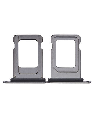 Single Sim Card Tray Compatible For iPhone 14 Pro / 14 Pro Max (Space Black)