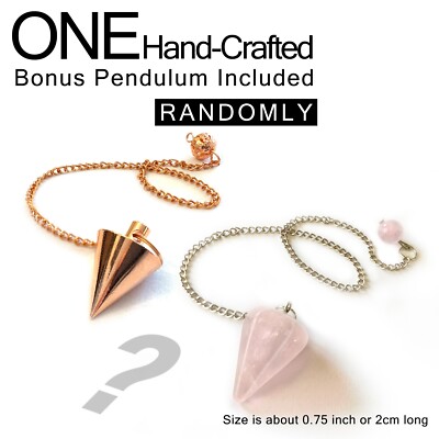 Copper Dowsing Rods & Pendant Kit - Telescopic Divination Tools For Exploration & Energy Work (Option C)
