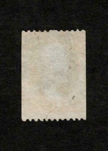 US 1873 #O86 Rose 6c War Dept Official Killer Fancy Cancel Cut Sides Tear Used - Picture 3 of 3