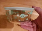Star Wars The Child ”Baby Yoda” Snacks Pyrex Storage Bowl Container NWT