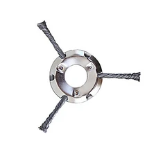 Steel Wire Grass Trimmer Head Replacement Lawn Mower Weeding Head Brush Cutter