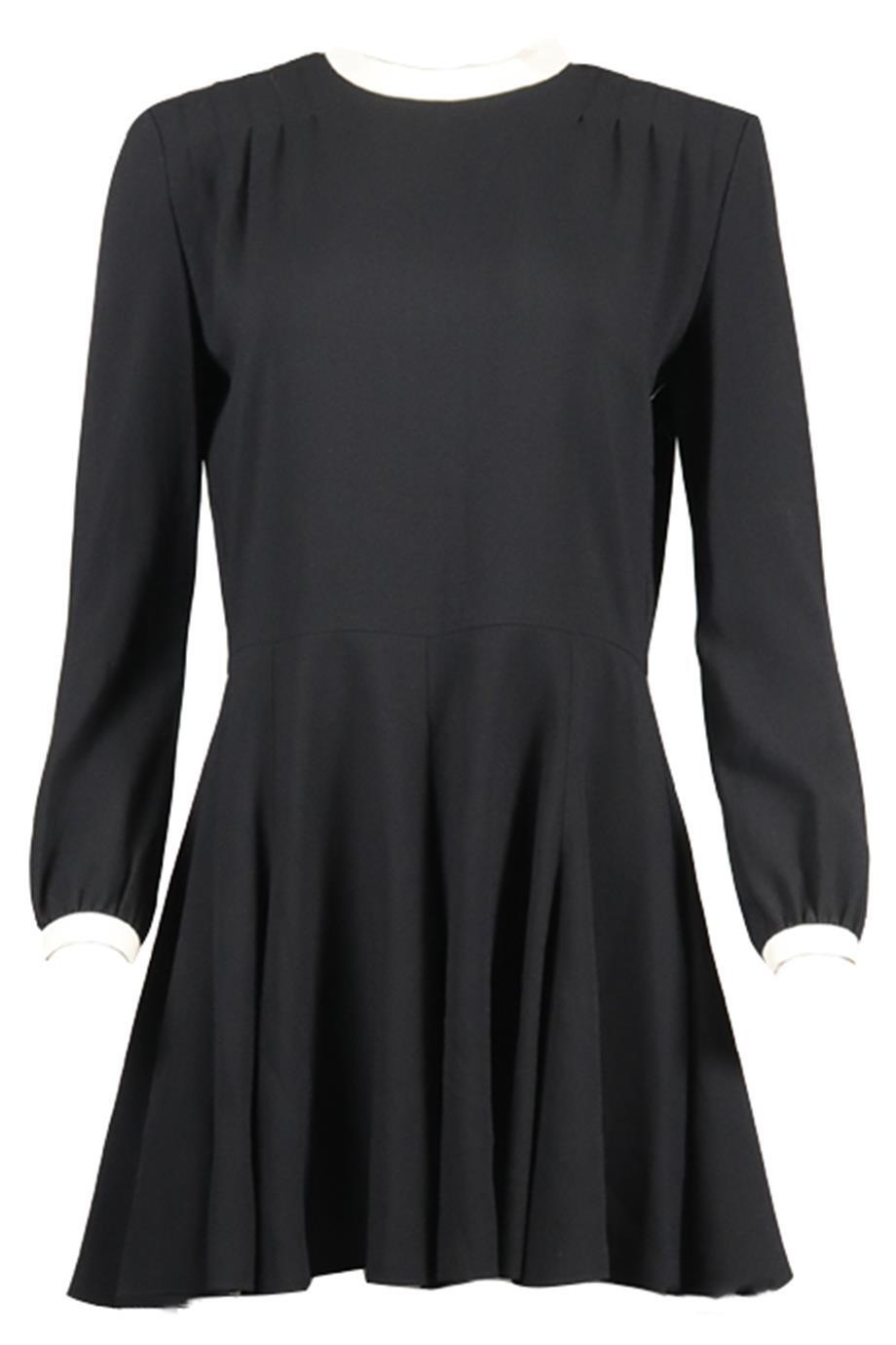 SAINT LAURENT MINI ABITO IN CREPE FR 38 UK 10