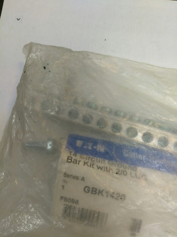 Cutler Hammer Ground Bar Kit GBK1420 14 CIRCUIT GROUND BAR KIT W 2/0 LUG (FG2 - Image 4 of 4
