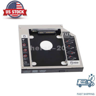 Caddy Generico Argento Per SSD E Hard Disk 2.5" - Compatibile Con Asus N53, N53JF, N53SN, Argento Adattatore Caddy Ottico - Foto 3