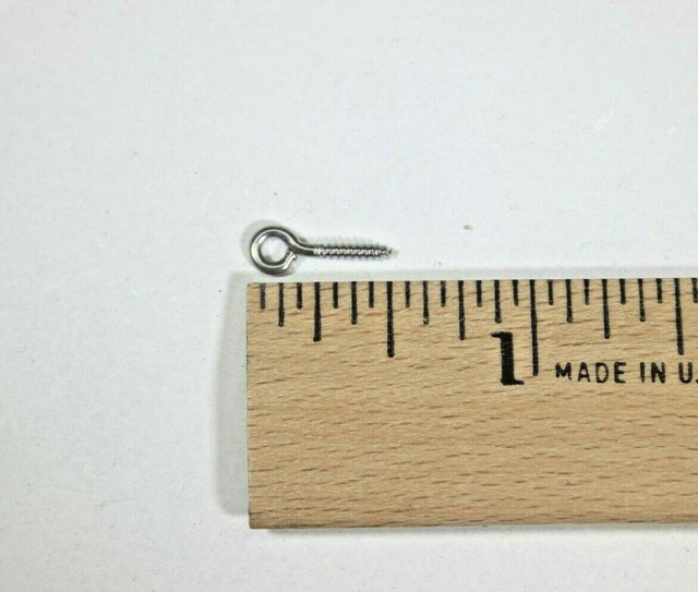 250 1/2" small screw eyes,stainless steel for fishing lures eBay