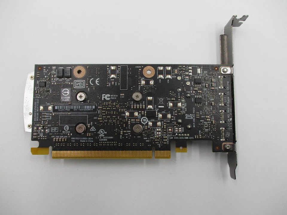 Nvidia Quadro P620 2GB GDDR5 4x Mini DP Graphic Card Lenovo P/N: 01YW009 Tested - Image 3 of 4