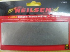 DIAMOND SHARPENING STONE SMALL HANDY SIZE  6"/150MM EXTRA FINE GRADE 748C Wt125g