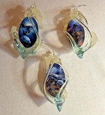 Set of 3 Dolphin Majesty Ornaments Collection