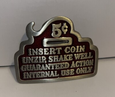 Insert Coin Belt Buckle Adult Humor Novelty Funny Mature Vintage ...