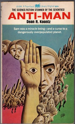 DEAN KOONTZ - ANTI-MAN - 1ST 1970 RARE PB HIGH GRADE