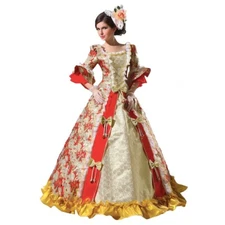 Victorian Dress Handcrafted Exquisite Marie Antoinette Inspired Court Ball Gown