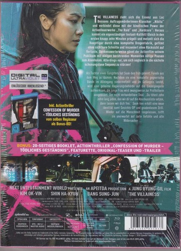 "THE VILLAINESS" - Korea Action Thriller - ltd BLU RAY MEDIABOOK - neu/OVP - Bild 3 von 3