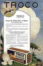 Torco Nut Butter Margarine C F CHURCH Tropical Coconuts CHICAGO 1919 Print Ad
