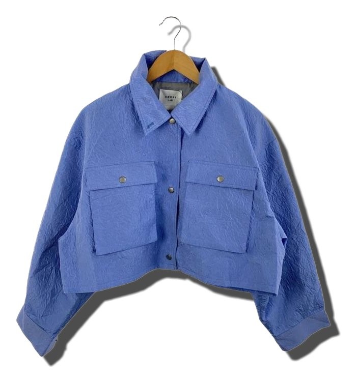 AMERI EMBOSS SHORT ARMY LIKE JACKET Jacket Free 0… - image 1