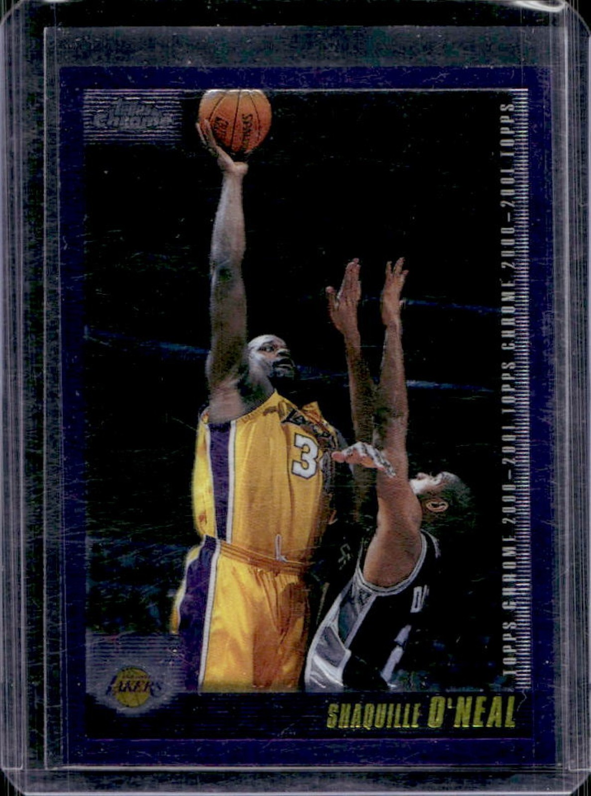 2000-01 Topps Chrome Shaquille O'Neal #8 Lakers