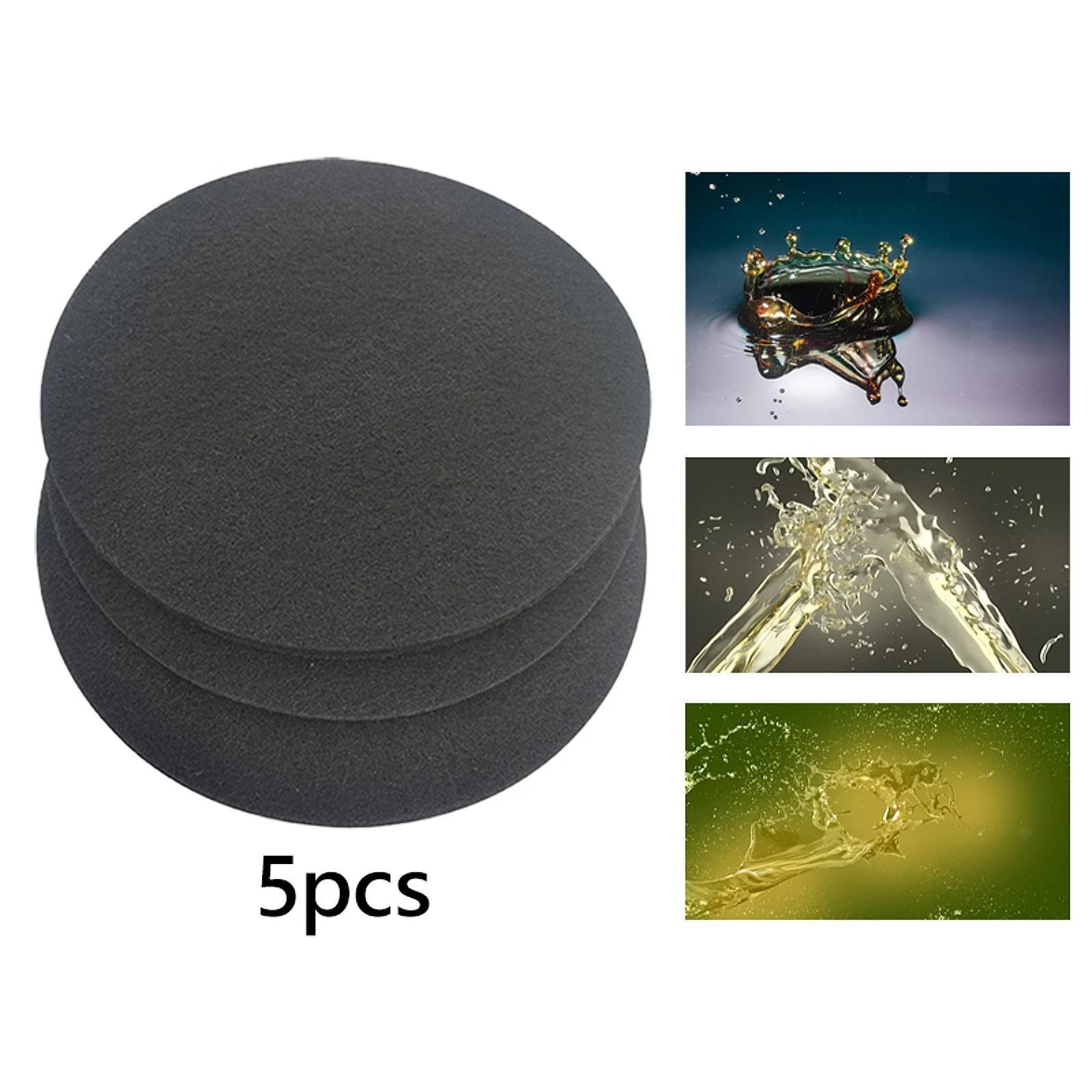 5Pcs Oil Drain Pad Oil Change Mat for Auto Repair Shop