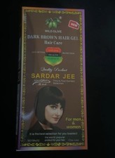 Sardar Jee Black Hair Color Gel 500Ml Hair Dark Brown Dye Cover White Gray Hair