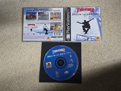 Thrasher-Skate & Destroy - Sony PlayStation 1 CIB COMPLETE
