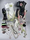 Vintage Costume Jewelry Lot - Mod, Boho, Retro Necklaces, Earrings, Bracelets +