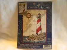 C-25 DIMENSIONS CREATIVE ACCENT COUNTED CROSS-STITCH KIT  NAUTICAL LIGHT  