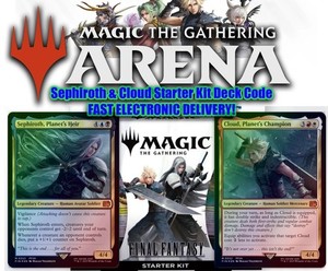 Mtg Deck Holder MTG Arena Starter Kit With 2 Decks + Final Fantasy Code Online Delivery Magic: The Gathering Mtg Deck Holder MTG Arena Starter Kit With 2 Decks + Final Fantasy Code Online Delivery Magic: The Gathering