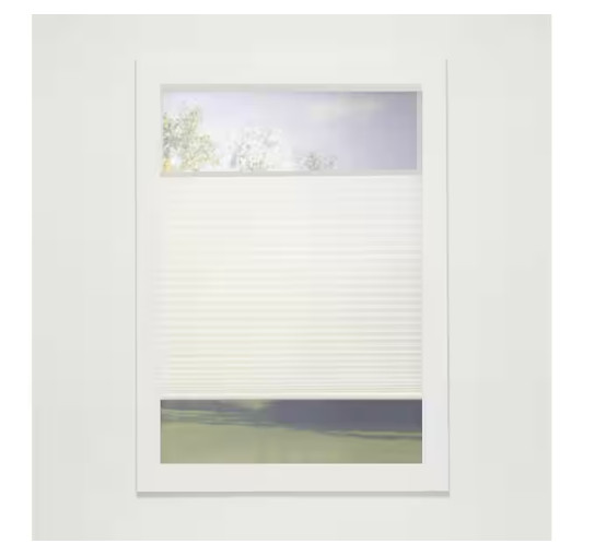 Perfect Lift 31x48in Ivory Cordless Top-Down Bottom-Up Light