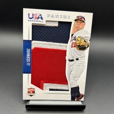 2015 Panini USA Baseball #20 JJ Schwarz Jumbo Patch /25