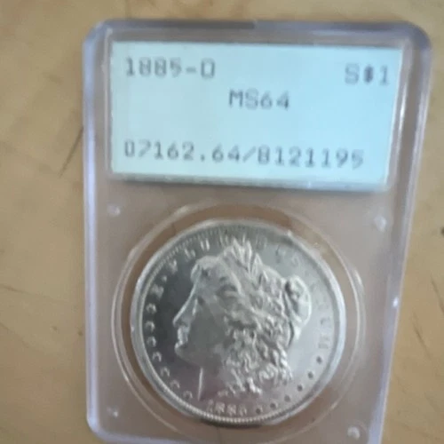 Morgan 1885-O $1 Silver Dollar PCGS MS64 New Orleans Uncirculated