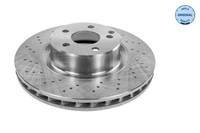 2X Bremsscheibe Vorne Meyle 015 521 2045 FÜR Mercedes