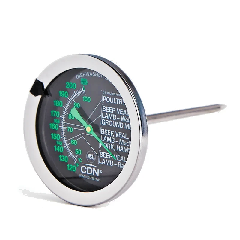CDN IRM200-GLOW Glow Meat Thermometer Ovenproof 2" Dial 120-200°F
Opens in a new window or tab