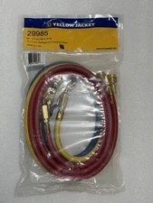 Yellow Jacket 29985 60" 3-Pack Compact Ball Valve Plus II 1/4" Hose