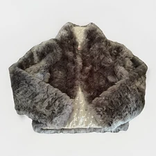 Appaman Faux Fur Gray Cardigan Youth Jacket Girl’s 14 Elegant Glam