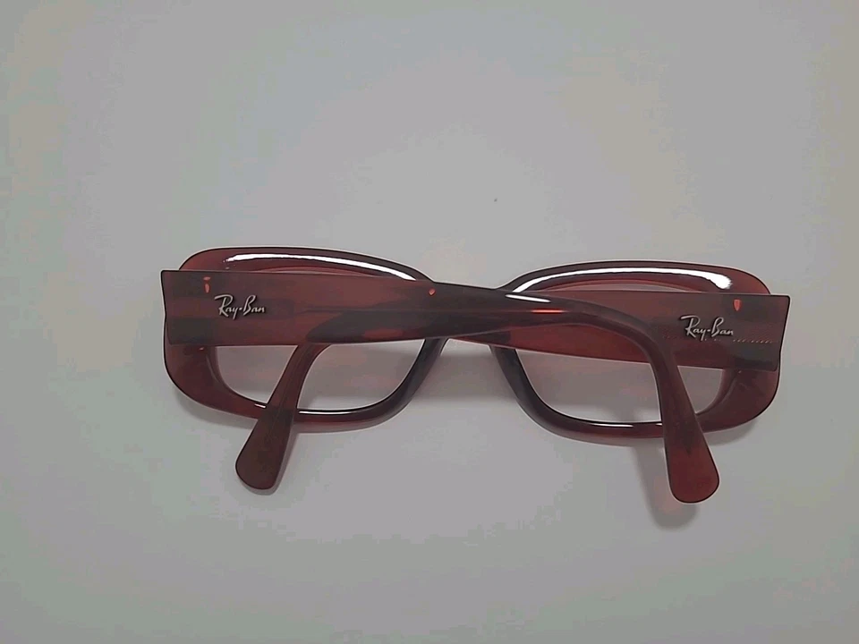 Gafas de sol RAY-BAN RB4122 735/8G rojas transparentes monturas solo estuche Italia Foto 3 de 4