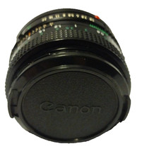 Vintage Canon FD 50mm f/1.8 Manual Camera Photo Lens W/ Caps No.8760033 B2