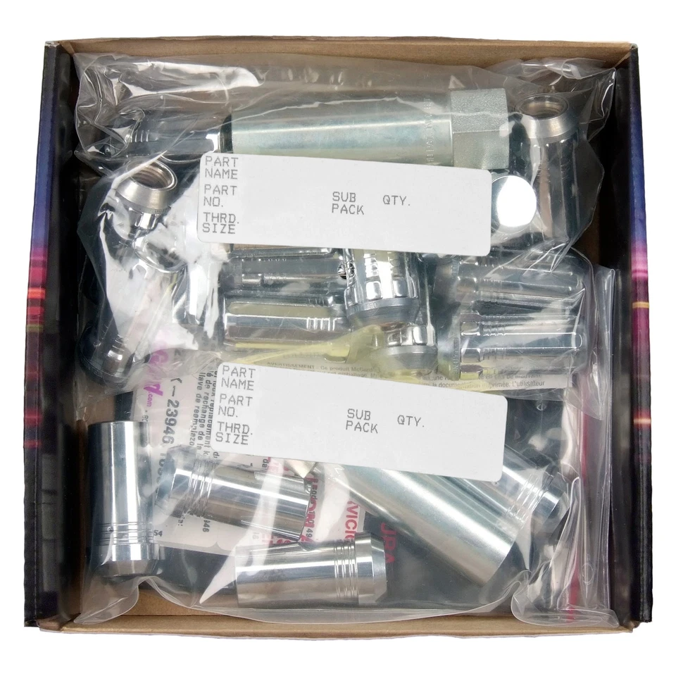 For Ram 3500 11-18 Lug Wheel Installation Kit Chrome Silver Cone Seat Foto 3 de 4