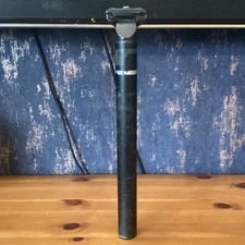 Carrera - 31.6 x 350mm - 2017 Zoom Black & Gray Aluminium Seat Post