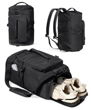 Women s Gym Bag with Shoe Compartment, Wet Pocket, Convertible Duffel 30L