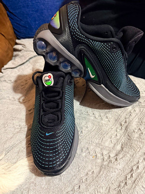 Nike Air Max DN Men's Low Top Athletic Sneakers Lace Up Black Blue Green