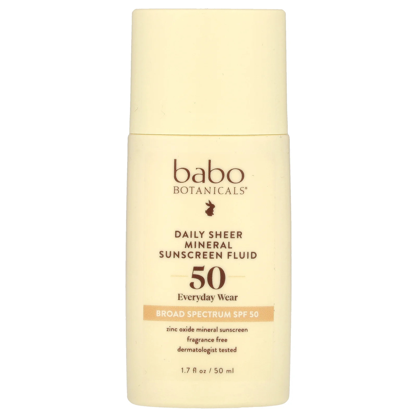 Минеральная солнцезащитная жидкость Daily Sheer SPF 50 без отдушек 50 мл 17 жидк унции 5190₽