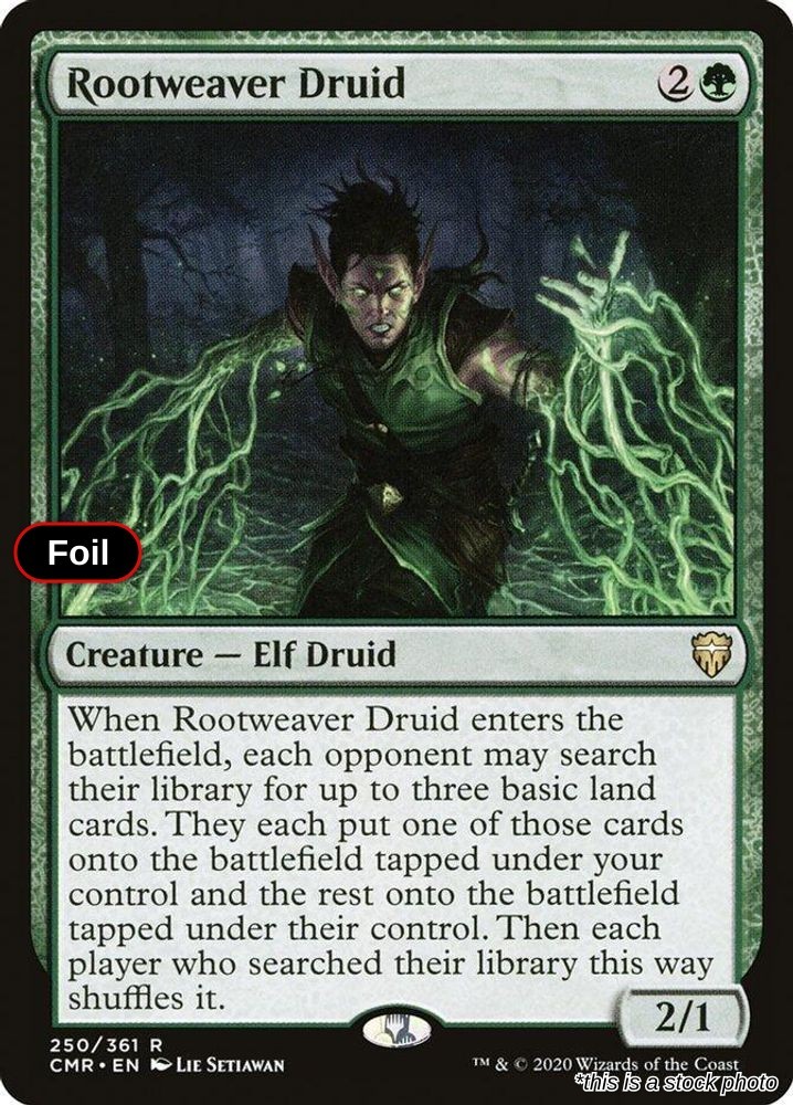 Rootweaver Druid Foil [CMR - 250] NM