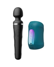 LOVENSE Domi 2 Wand Massager Classic Vibrator+Gush 2 Automatic Male Masturbator